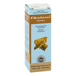 Abbildung: Okoubasan Urtinktur 30 ml, Tropfen zum Einnehmen PZN 14058954