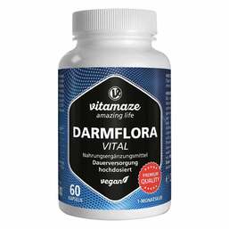 Abbildung: Darmflora Vital vegan Kapseln Kapseln, 60 St PZN 14061399