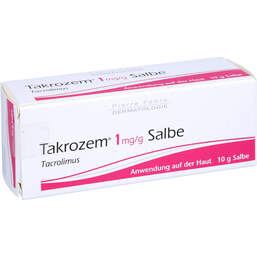 Abbildung: Takrozem 1 mg / g Salbe 10 g, Salbe PZN 14063263