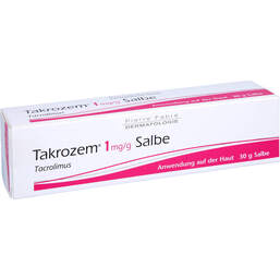 Abbildung: Takrozem 1 mg / g Salbe 30 g, Salbe PZN 14063286