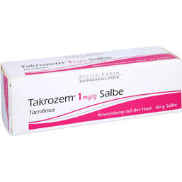 Abbildung: Takrozem 1 mg / g Salbe 60 g, Salbe PZN 14063292