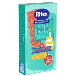 Abbildung: Ritex Happy Birthday Kondome Kondome, 12 St PZN 14063760