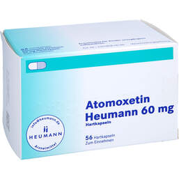 Abbildung: Atomoxetin Heumann 60 mg Hartkapseln 56 St, Hartkapseln PZN 14064015