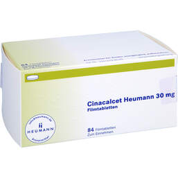 Abbildung: Cinacalcet Heumann 30 mg Filmtabletten 84 St, Filmtabletten PZN 14064110