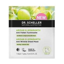 Abbildung: Dr. Scheller Argan & Amaranth Anti-Falten Tuchmaske Gesichtsmaske, 16 ml PZN 14064386