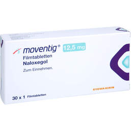 Abbildung: Moventig 12,5 mg Filmtabletten 30 St, Filmtabletten PZN 14130396