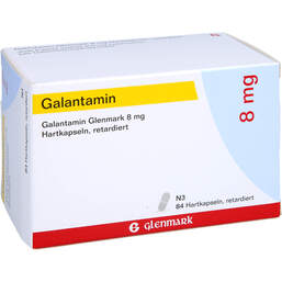 Abbildung: Galantamin Glenmark 8 mg Hartkapseln retardiert 84 St, Retard-Kapseln PZN 14135442