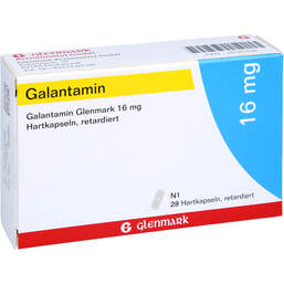 Abbildung: Galantamin Glenmark 16 mg Hartkapseln retardiert 28 St, Retard-Kapseln PZN 14135459