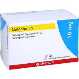 Abbildung: Galantamin Glenmark 16 mg Hartkapseln retardiert 84 St, Retard-Kapseln PZN 14135471