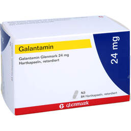 Abbildung: Galantamin Glenmark 24 mg Hartkapseln retardiert 84 St, Retard-Kapseln PZN 14135502