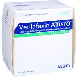 Abbildung: Venlafaxin Aristo 225 mg Retardkapseln 100 St, Retard-Kapseln PZN 14137961