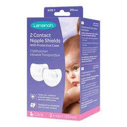 Abbildung: Lansinoh Stillhütchen 20 mm 2 St PZN 14138015