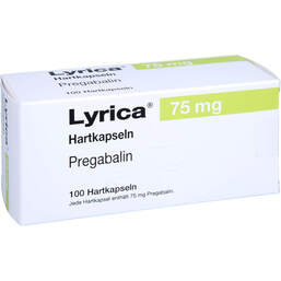 Abbildung: Lyrica 75 mg Hartkapseln 100 St, Hartkapseln PZN 14140070