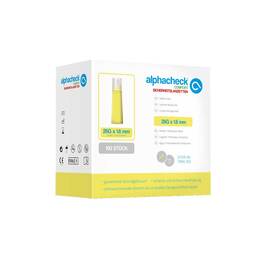 Abbildung: Alphacheck comfort Sicherheitslanzett.26 G 1,6 mm 100 St, Lanzetten PZN 14140354