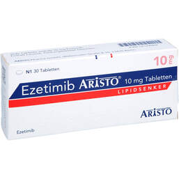 Abbildung: Ezetimib Aristo 10 mg Tabletten 30 St, Tabletten PZN 14144062