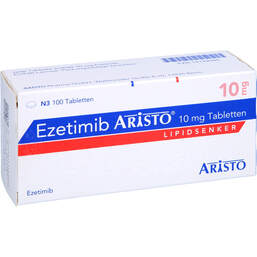Abbildung: Ezetimib Aristo 10 mg Tabletten 100 St, Tabletten PZN 14144085