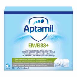 Abbildung: Aptamil Eiweiss + Pulver 50X1 g, Pulver PZN 14154310