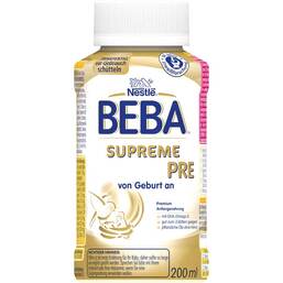 Abbildung: Nestle Beba Supreme Pre flüssig Flüssigkeit, 6X200 ml PZN 14160635