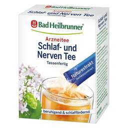 Abbildung: Bad Heilbrunner Schlaf- und Nerven Tee tassenfertig 10X1.0 g, Pulver PZN 14163088