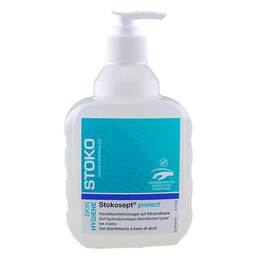 Abbildung: Stokosept® protect Handdesinfektionsgel Gel, 400 ml PZN 14163504