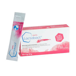 Abbildung: Lactobact Rapid Sticks Granulat, 10 St PZN 14164716