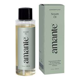 Abbildung: Sesamöl 100% rein Hautpflegeöl Amante 100 ml, Öl PZN 14165070