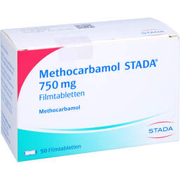 Abbildung: Methocarbamol STADA 750 mg Filmtabletten 50 St, Filmtabletten PZN 14166454