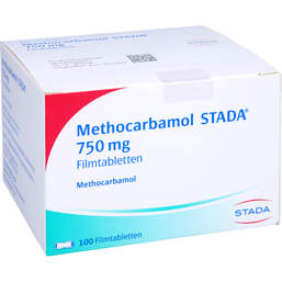 Abbildung: Methocarbamol STADA 750 mg Filmtabletten 100 St, Filmtabletten PZN 14166460