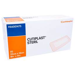 Abbildung: Cutiplast steril Wundverband 10x20 cm Verband, 50 St PZN 14167181