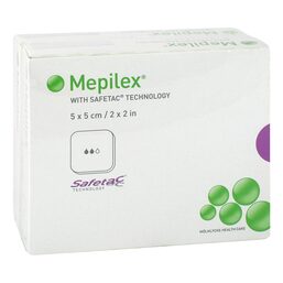 Abbildung: Mepilex 5x5 cm Schaumverband 10 St, Verband PZN 14167212