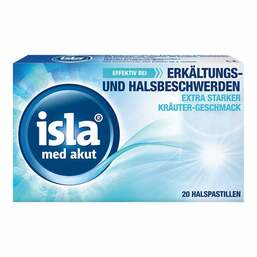 Abbildung: Isla Med akut Pastillen Pastillen, 20 St PZN 14168921