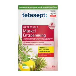 Abbildung: Tetesept Meeressalz Muskel Entspannung Salz, 80 g PZN 14170131