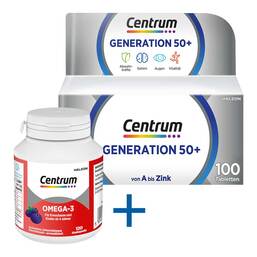Abbildung: Centrum Generation 50 + Tabletten Tabletten, 100 St PZN 14170533