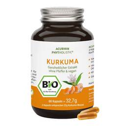 Abbildung: Acurmin Phytholistic Bio-Curcuma-Extrakt Kapseln 60 St, Kapseln PZN 14178687