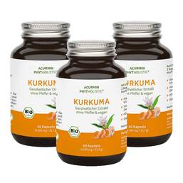 Abbildung: Acurmin Phytholistic Bio-Curcuma-Extrakt Kapseln 180 St, Kapseln PZN 14178693