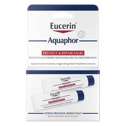 Abbildung: Eucerin Aquaphor Protect & Repair Salbe Salbe, 2X10 ml PZN 14179451