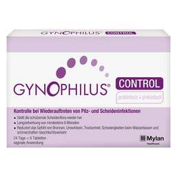 Abbildung: GYNOPHILUS® CONTROL Vaginalkapseln Vaginaltabletten, 6 St PZN 14190317