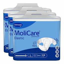 Abbildung: Molicare Premium Elastic Slip 9 Tropfen Größe L 3X24 St PZN 14211108