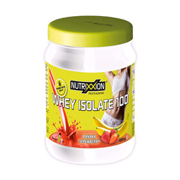 Abbildung: Nutrixxion Prot.Shake Low Sugar Whey Iso Ban.Straw Pulver, 450 g PZN 14213171
