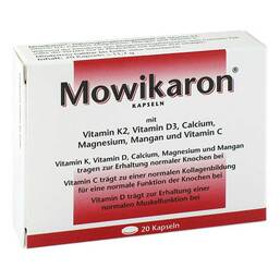 Abbildung: Mowikaron Kapseln 20 St, Kapseln PZN 14215342
