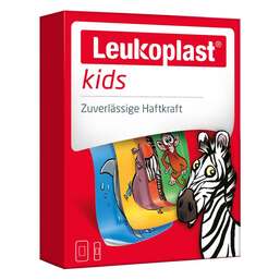 Abbildung: Leukoplast kids Strips 19x56 mm 8 St / 38x63 mm 4 St Pflaster, 12 St PZN 14219707