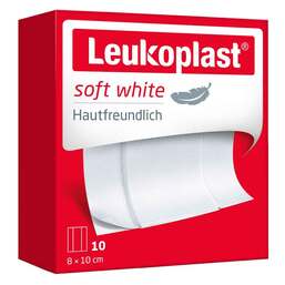 Abbildung: Leukoplast soft Pflaster 8x10 cm Pflaster, 10 St PZN 14219736