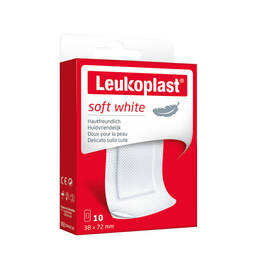 Abbildung: Leukoplast soft Strips 38x72 mm Pflaster, 10 St PZN 14219759
