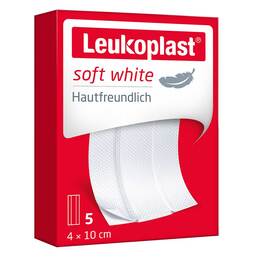 Abbildung: Leukoplast soft Pflaster 4x10 cm Pflaster, 5 St PZN 14219765