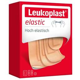 Abbildung: Leukoplast Elastic Strips 19x76 / 25x76 / 50x76 / 22 mm 40 St, Pflaster PZN 14219848