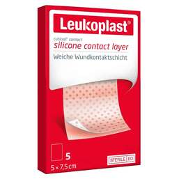 Abbildung: Leukoplast Cuticell Contact steril 5x7,5 cm Verband, 5 St PZN 14220082