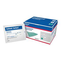 Abbildung: Cutimed Sorbact Kompressen 4x6 cm 5 St, Kompressen PZN 14221489