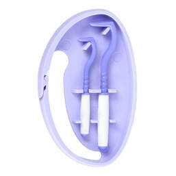Abbildung: O Tom Tick Twister Zeckenhaken mit Clipbox lila 2 St PZN 14227026