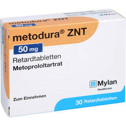 Abbildung: Metodura Znt 50 mg Retardtabletten 30 St, Retard-Tabletten PZN 14227457