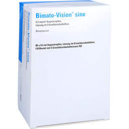 Abbildung: Bimato-Vision sine 0,3 mg / ml Atr Lösung i.Einzeldosis 90X0.4 ml, Augentropfen PZN 14232694